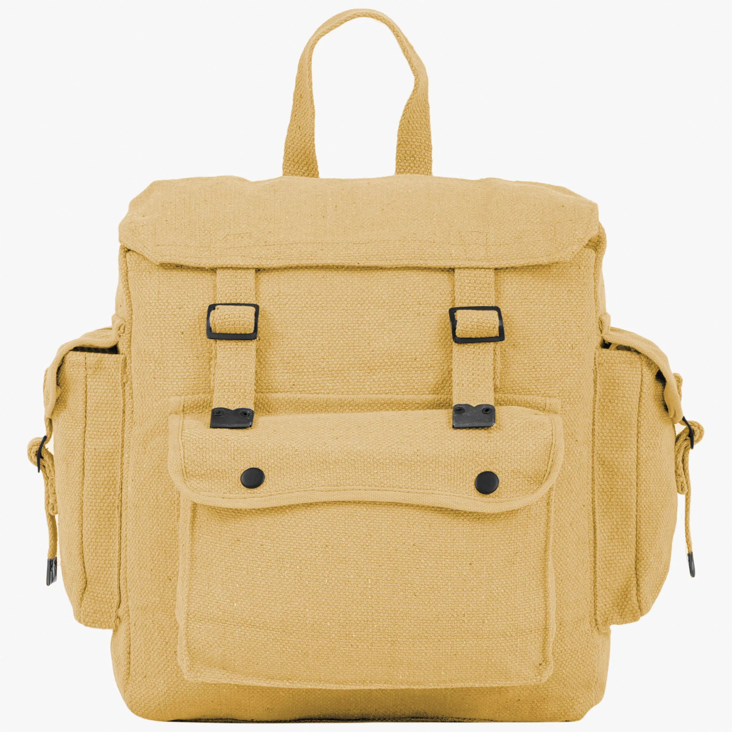 LARGE WEBBING BACKPACK WITH POCKETS