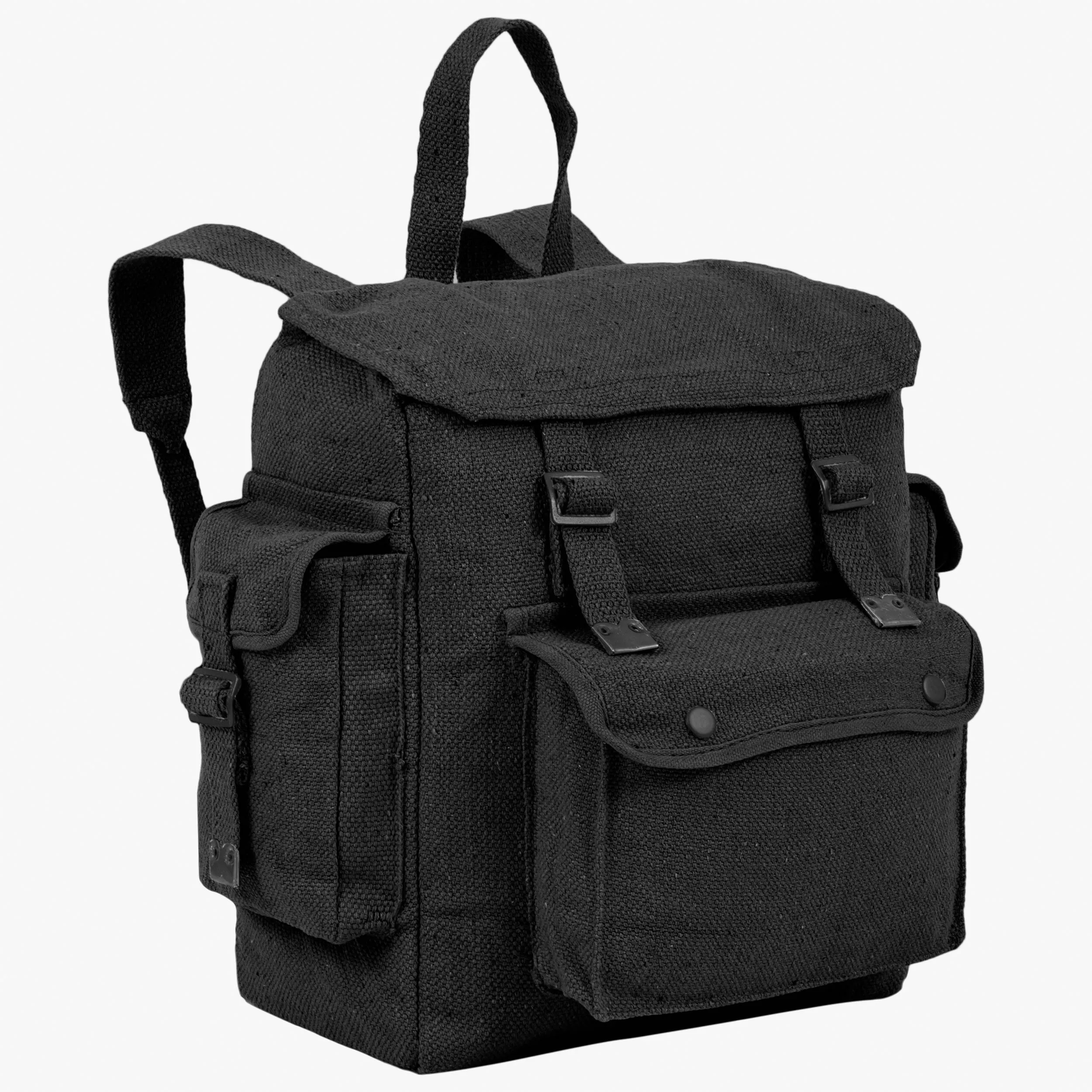 LARGE WEBBING BACKPACK WITH POCKETS