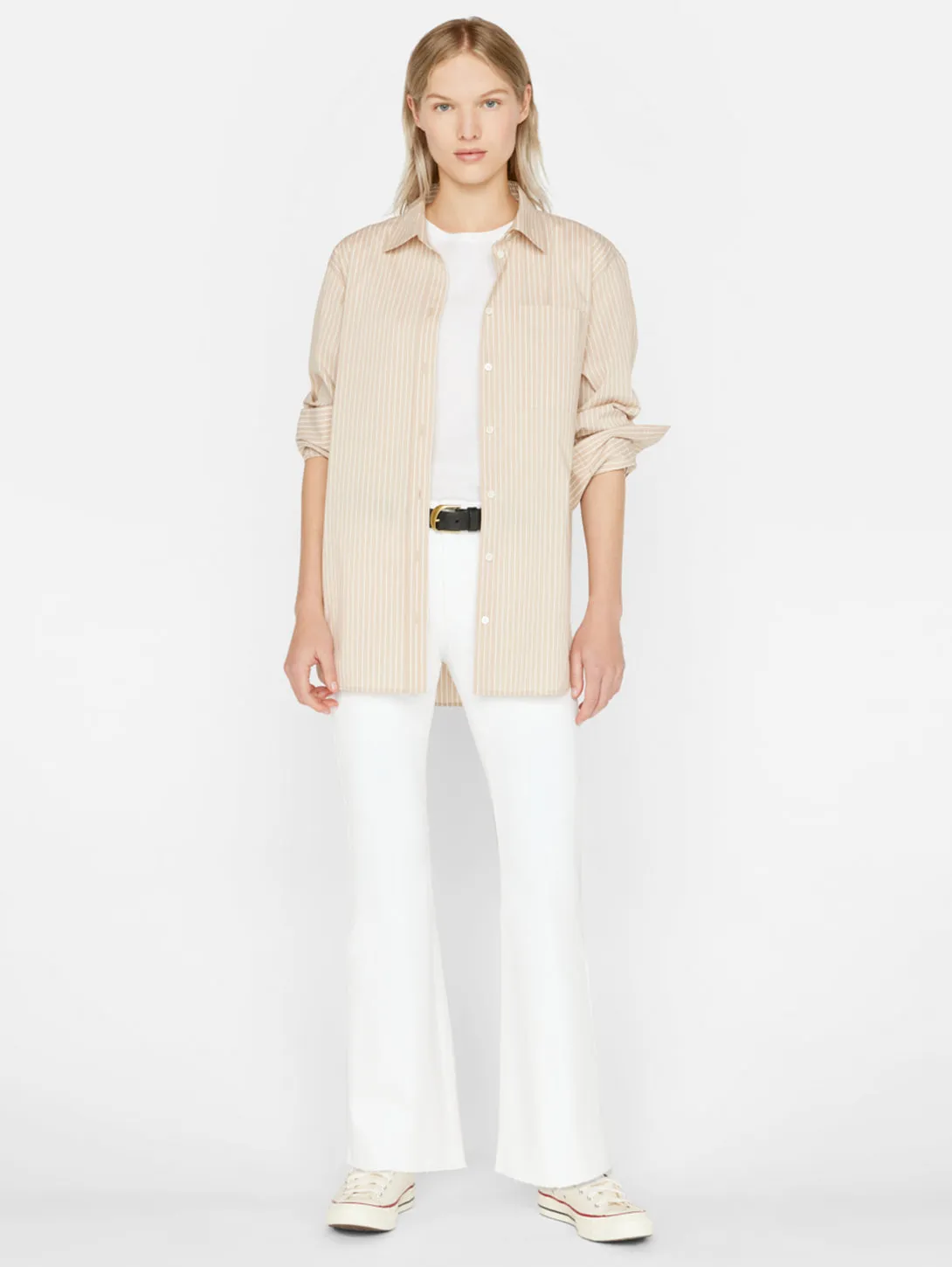 Le Easy Flare Jean - Blanc