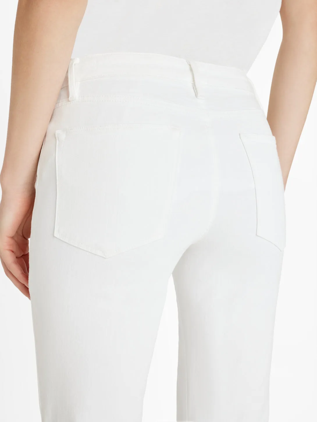 Le Easy Flare Jean - Blanc