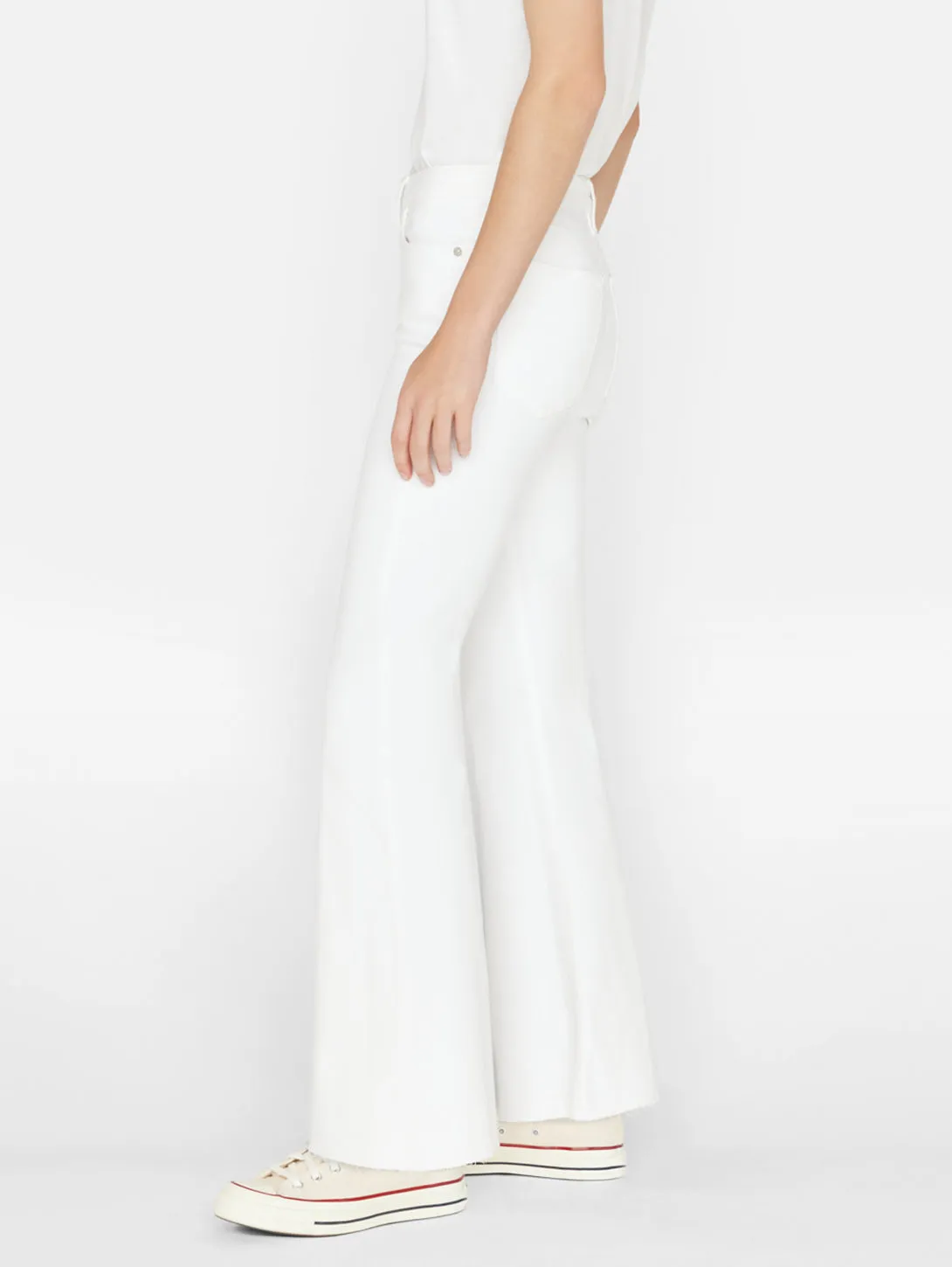 Le Easy Flare Jean - Blanc