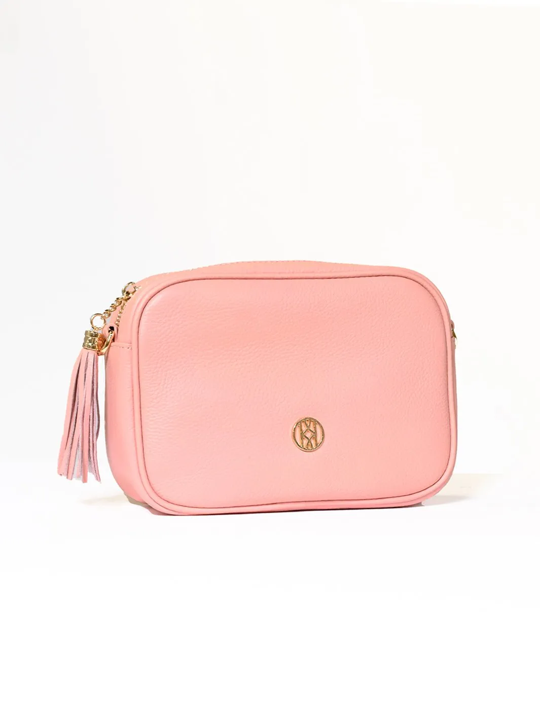 Leather Side Bag Pink