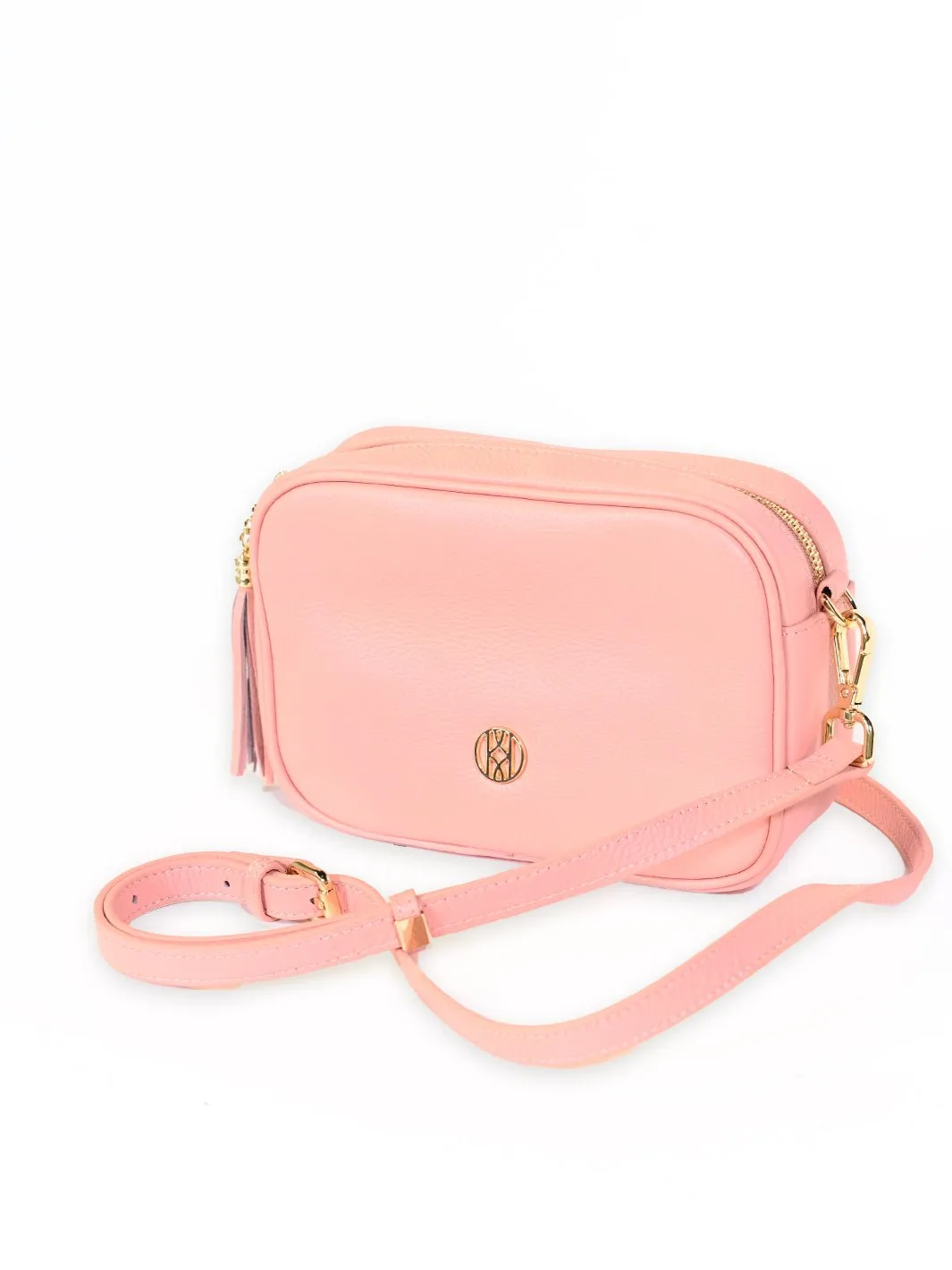 Leather Side Bag Pink