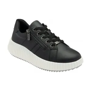 Lotus Trainer Kora with Lace and Zip ULS577 BLACK