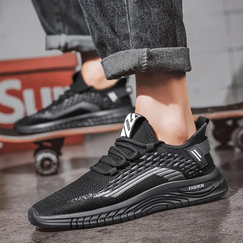 Men's Slip On Fashion Sneakers Comfortable Casual Hands Free Non Slip Workout Shoes Lightweight Breathable Running Walking Tennis Shoes