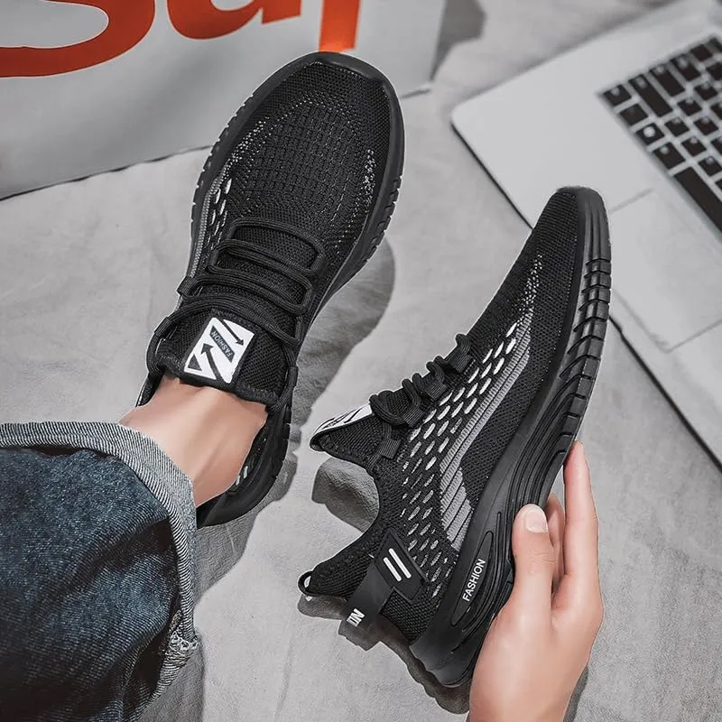 Men's Slip On Fashion Sneakers Comfortable Casual Hands Free Non Slip Workout Shoes Lightweight Breathable Running Walking Tennis Shoes