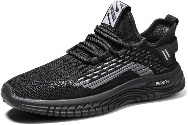 Men's Slip On Fashion Sneakers Comfortable Casual Hands Free Non Slip Workout Shoes Lightweight Breathable Running Walking Tennis Shoes
