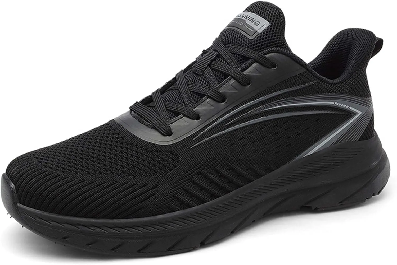 Men's Sports Running Shoes Lightweight Breathable Walking Shoes Non-Slip Outdoor Sports Cross-Country Running Shoes Fashion Sneakers Mesh Athletic Casual Shoes