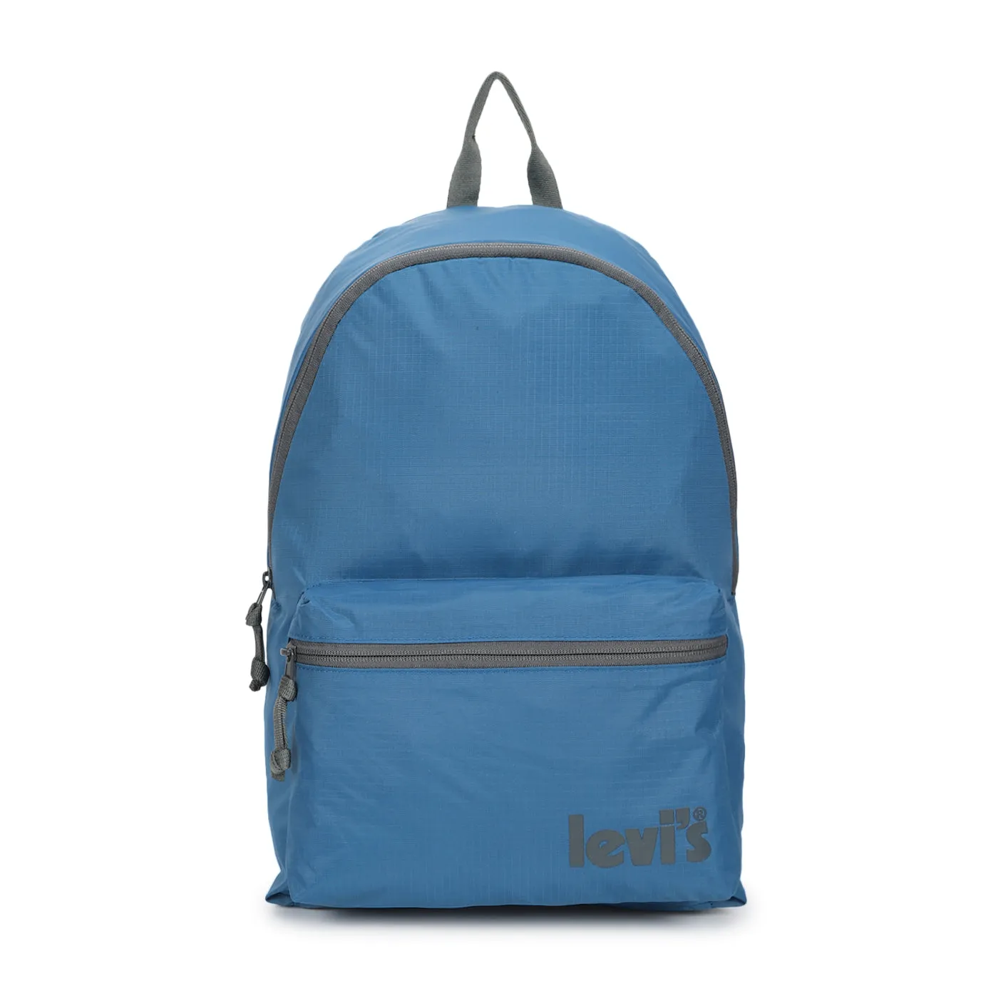 Men's Teal Blue Solid Backpack
