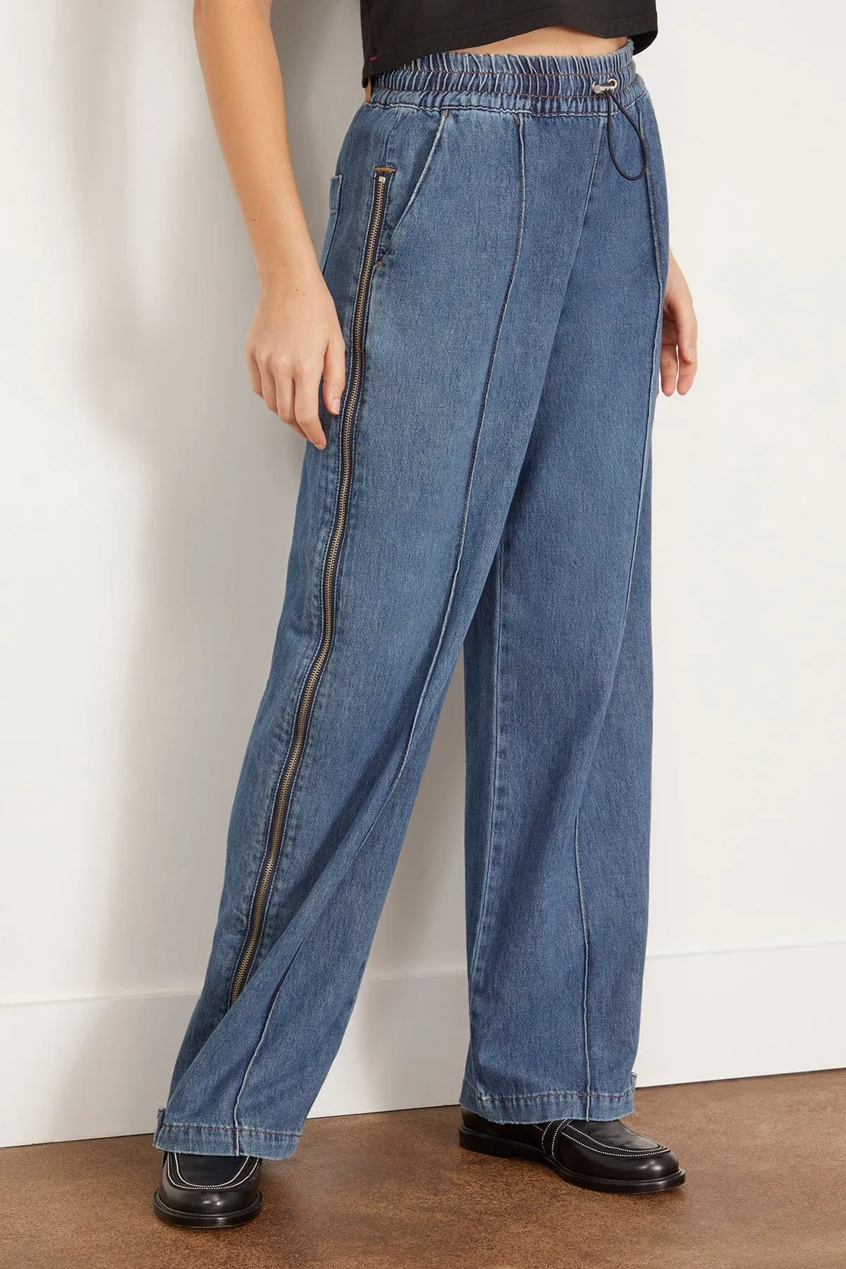 Mila Side Gusset Jean in Coronado