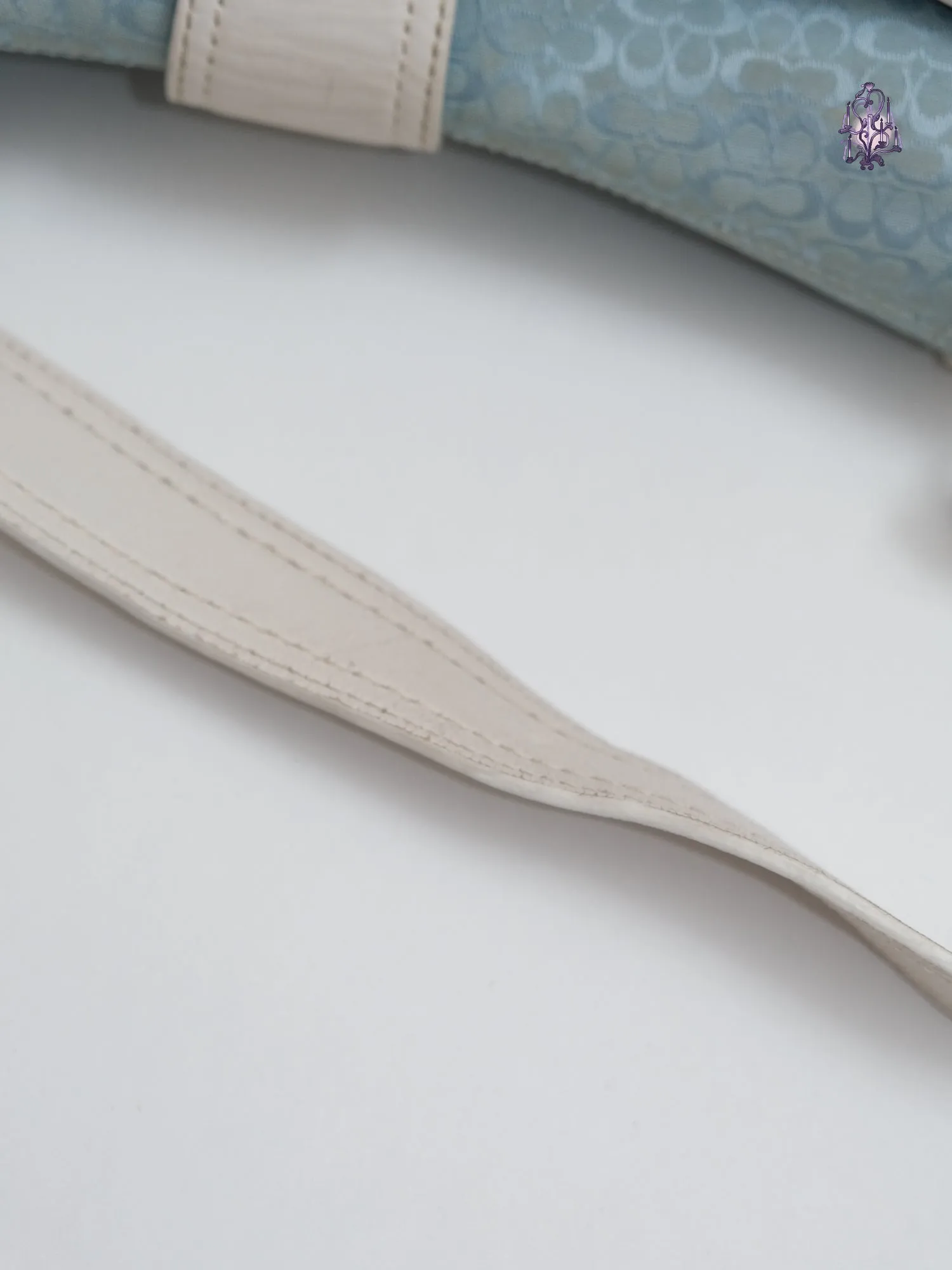  monogram baby blue handbag shoulder bag
