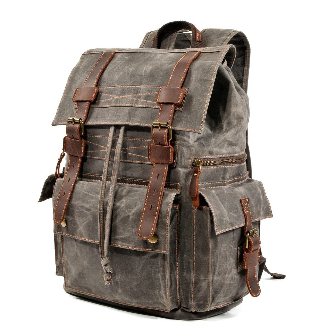 MONTREUX| Canvas Backpack with Drawstring Closure