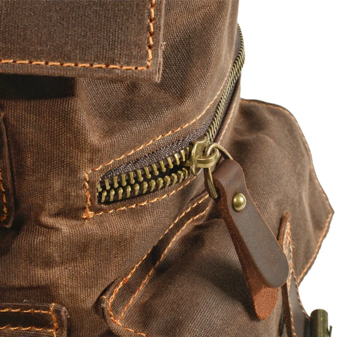 MONTREUX| Canvas Backpack with Drawstring Closure