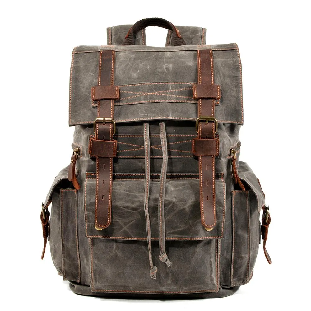 MONTREUX| Canvas Backpack with Drawstring Closure