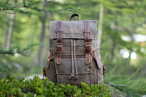 MONTREUX| Canvas Backpack with Drawstring Closure