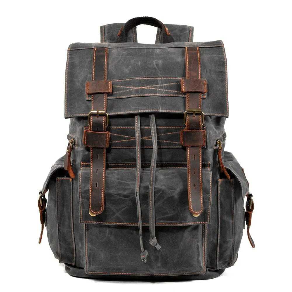 MONTREUX| Canvas Backpack with Drawstring Closure