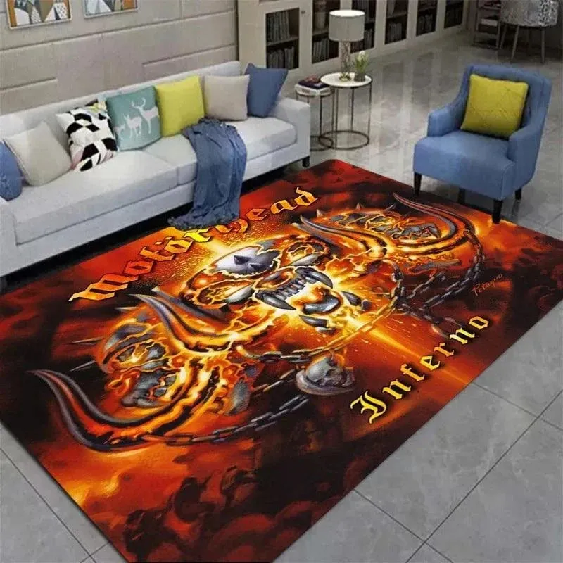 Motörhead Legacy Anti-Slip Rockstar Rug – Living Room, Bedroom, & Photo Studio Essential