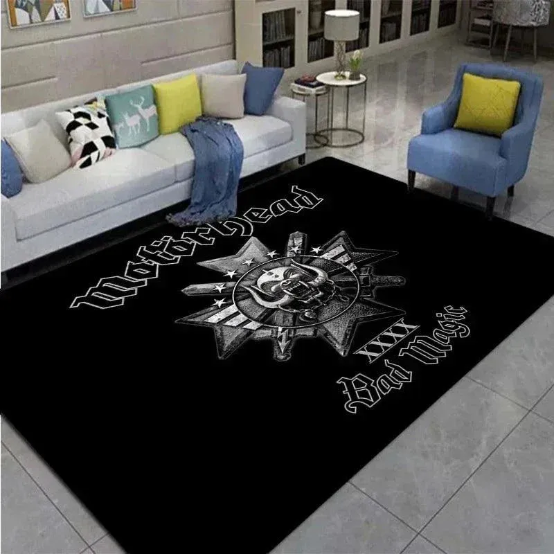 Motörhead Legacy Anti-Slip Rockstar Rug – Living Room, Bedroom, & Photo Studio Essential