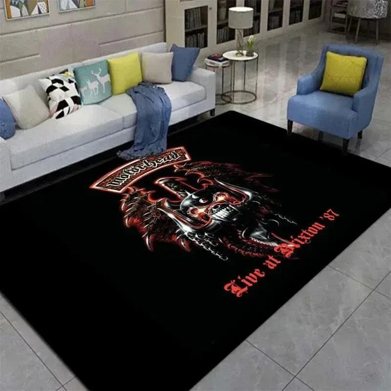 Motörhead Legacy Anti-Slip Rockstar Rug – Living Room, Bedroom, & Photo Studio Essential