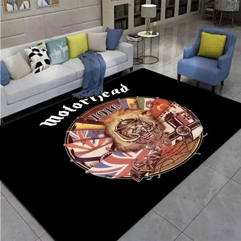 Motörhead Legacy Anti-Slip Rockstar Rug – Living Room, Bedroom, & Photo Studio Essential