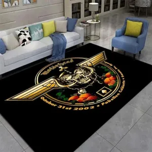 Motörhead Legacy Anti-Slip Rockstar Rug – Living Room, Bedroom, & Photo Studio Essential