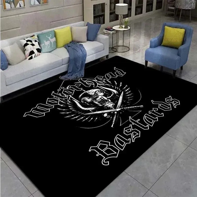 Motörhead Legacy Anti-Slip Rockstar Rug – Living Room, Bedroom, & Photo Studio Essential