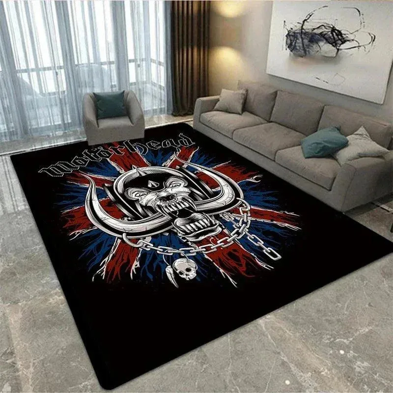 Motörhead Legacy Anti-Slip Rockstar Rug – Living Room, Bedroom, & Photo Studio Essential