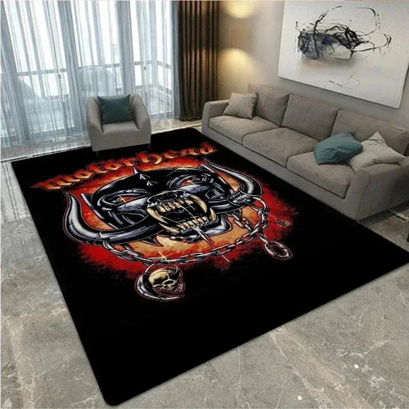 Motörhead Legacy Anti-Slip Rockstar Rug – Living Room, Bedroom, & Photo Studio Essential