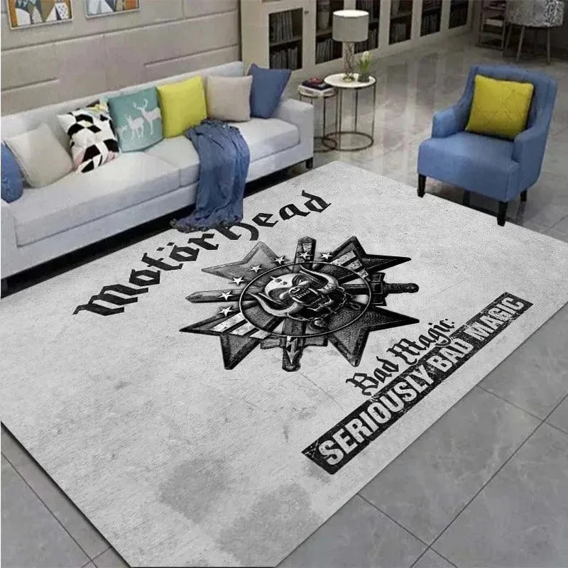 Motörhead Legacy Anti-Slip Rockstar Rug – Living Room, Bedroom, & Photo Studio Essential