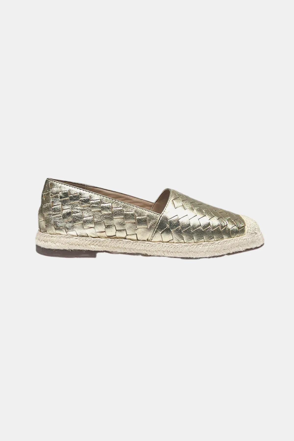 Neo Woven Espadrilles - Gold