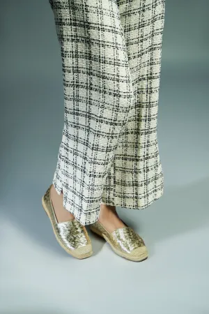 Neo Woven Espadrilles - Gold
