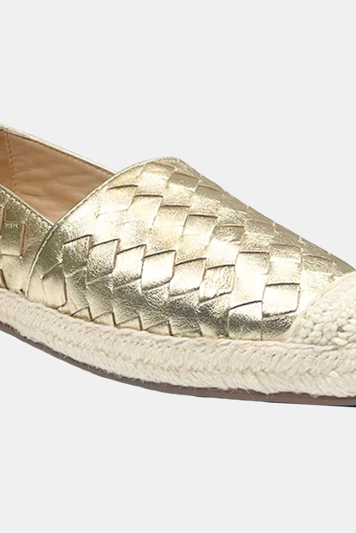 Neo Woven Espadrilles - Gold
