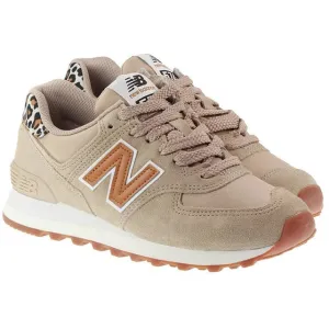 New Balance Trainers Womens 574 Animal Print Mindful Grey