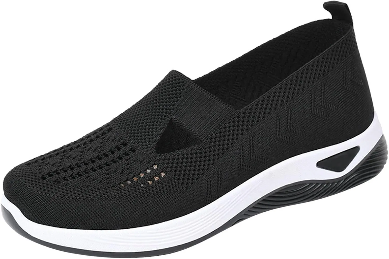 Orthopedic Walking Shoes for Women Slip On Sneakers with Arch Support Comfortable Casual Loafers Plantar Fasciitis Relief Foot Heel Pain Diabetic Feet