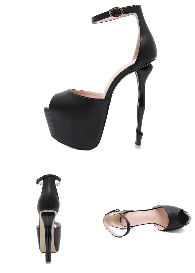 Sexy Bone Style High Heels