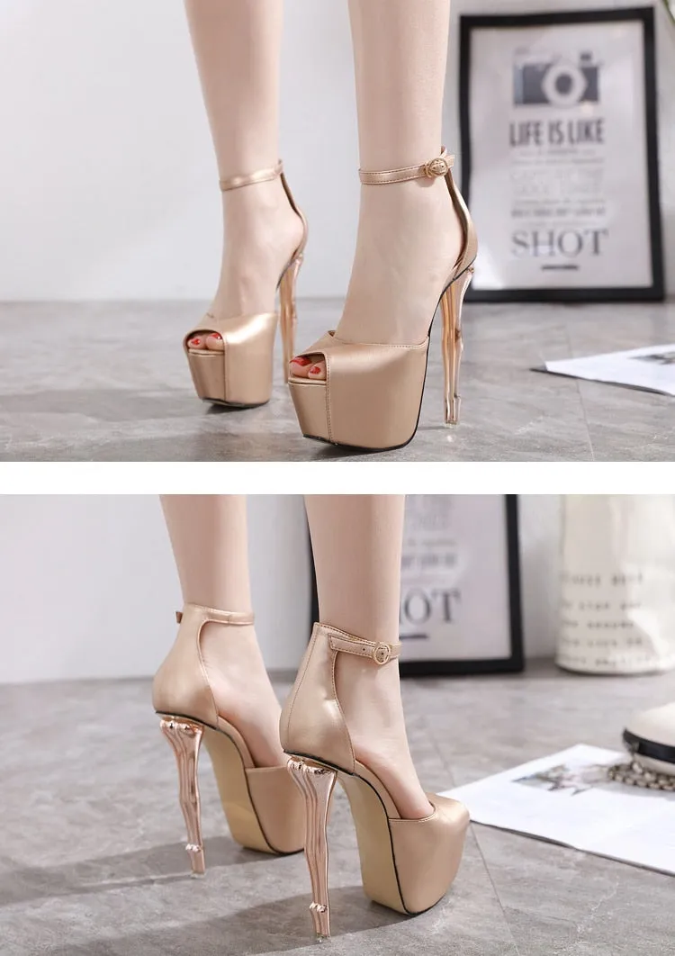 Sexy Bone Style High Heels