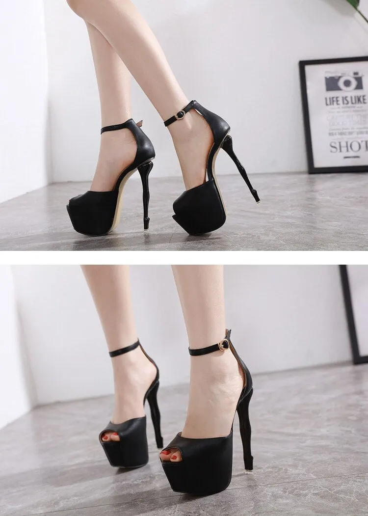Sexy Bone Style High Heels