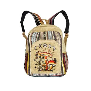 Shroom Moon Phase Stripes Backpack