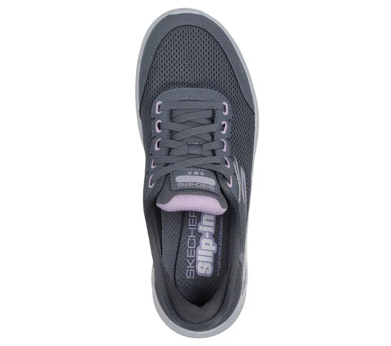Skechers - Slip-ins - GO WALK Flex Clear Creek - Charcoal/Lavender