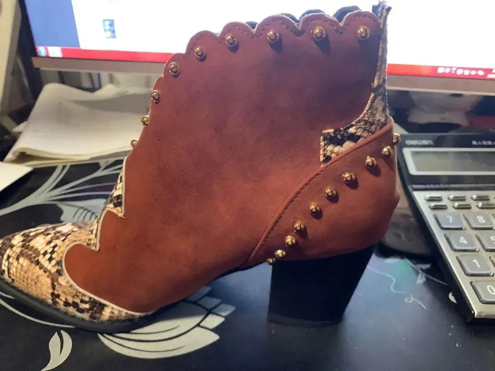 Sleek Slip On Ankle Boots
