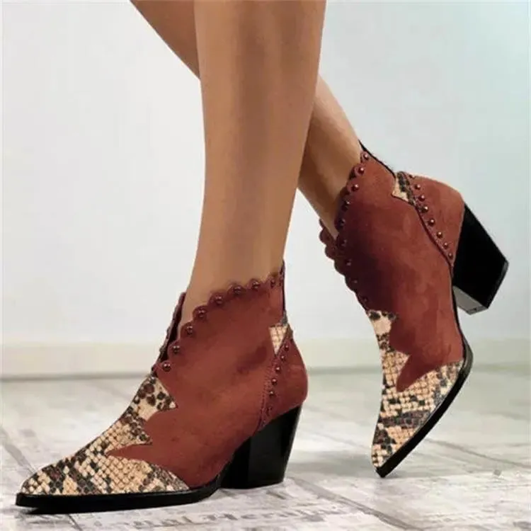 Sleek Slip On Ankle Boots