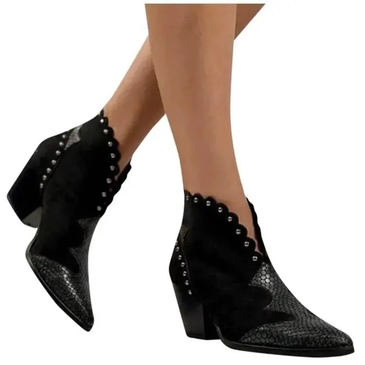 Sleek Slip On Ankle Boots