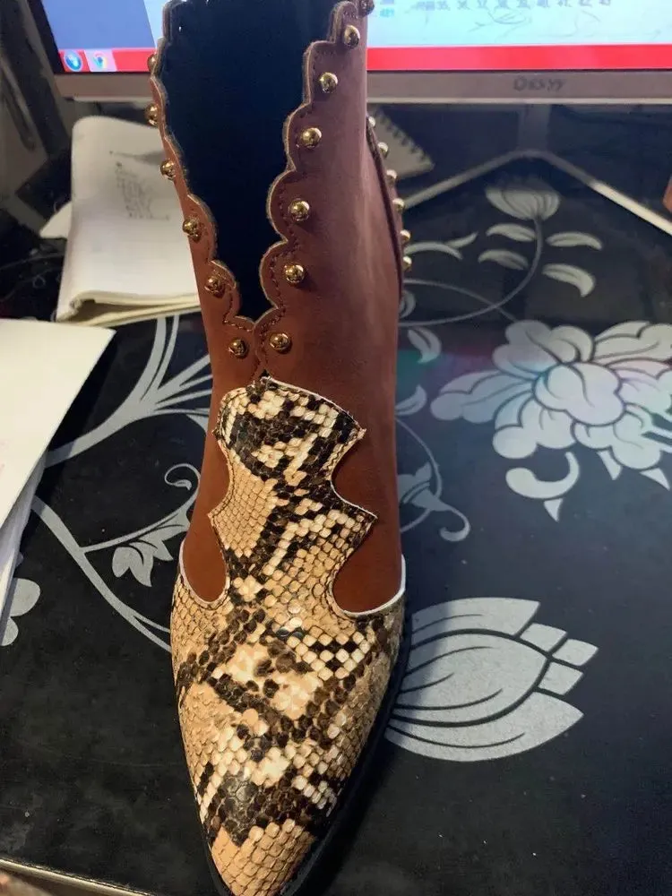 Sleek Slip On Ankle Boots