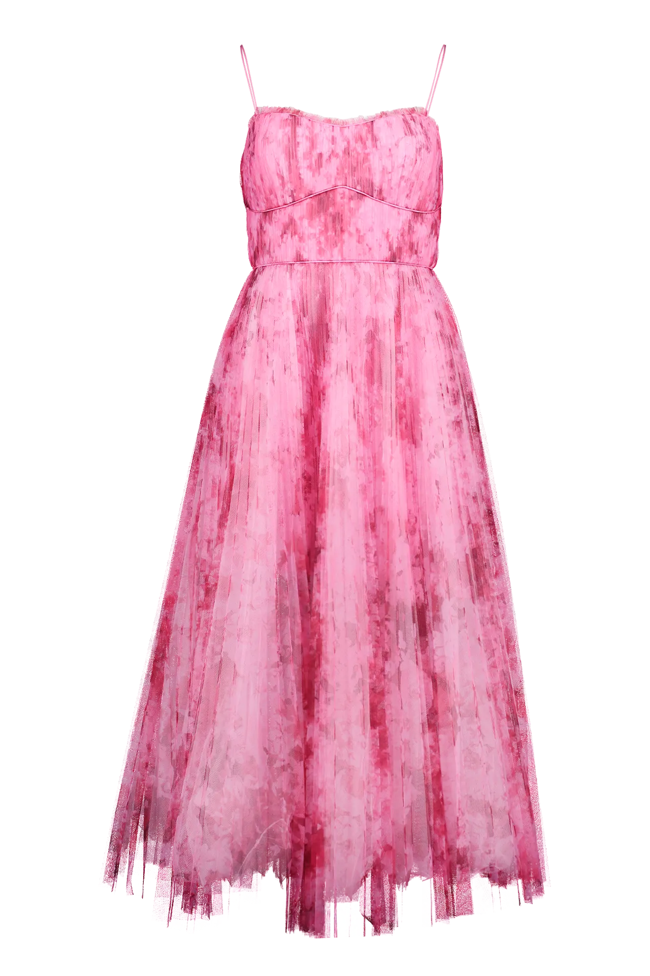 Sleeveless Tulle Long Dress