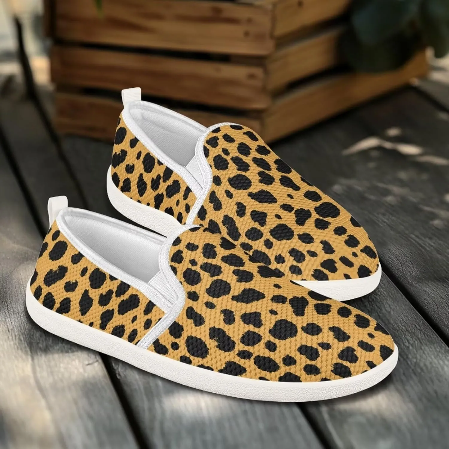 Slip On Shoes for Women Stylish Casual Sneakers Loafers Comfort Zero Drop Flat Walking Sneakers Lightweight Gym Workout Running