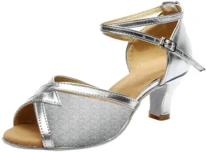 Solid Shoes Dance Prom Fashion Women's Sandals Latin Ballroom Women's Sandals for Walking Shoes
