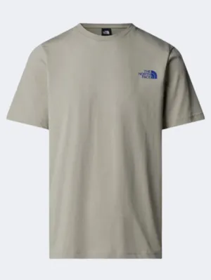 The North Face Topographic Men Lifestyle T-Shirt Clay Grey