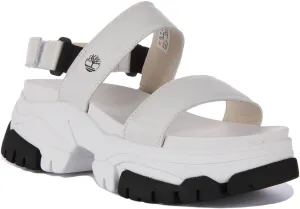 Timberland A5Usm Adley Way In White Platform Sandals