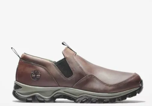 Timberland Men's Mt Maddsen Slip-On Hiking Boots Dark Brown Full Grain