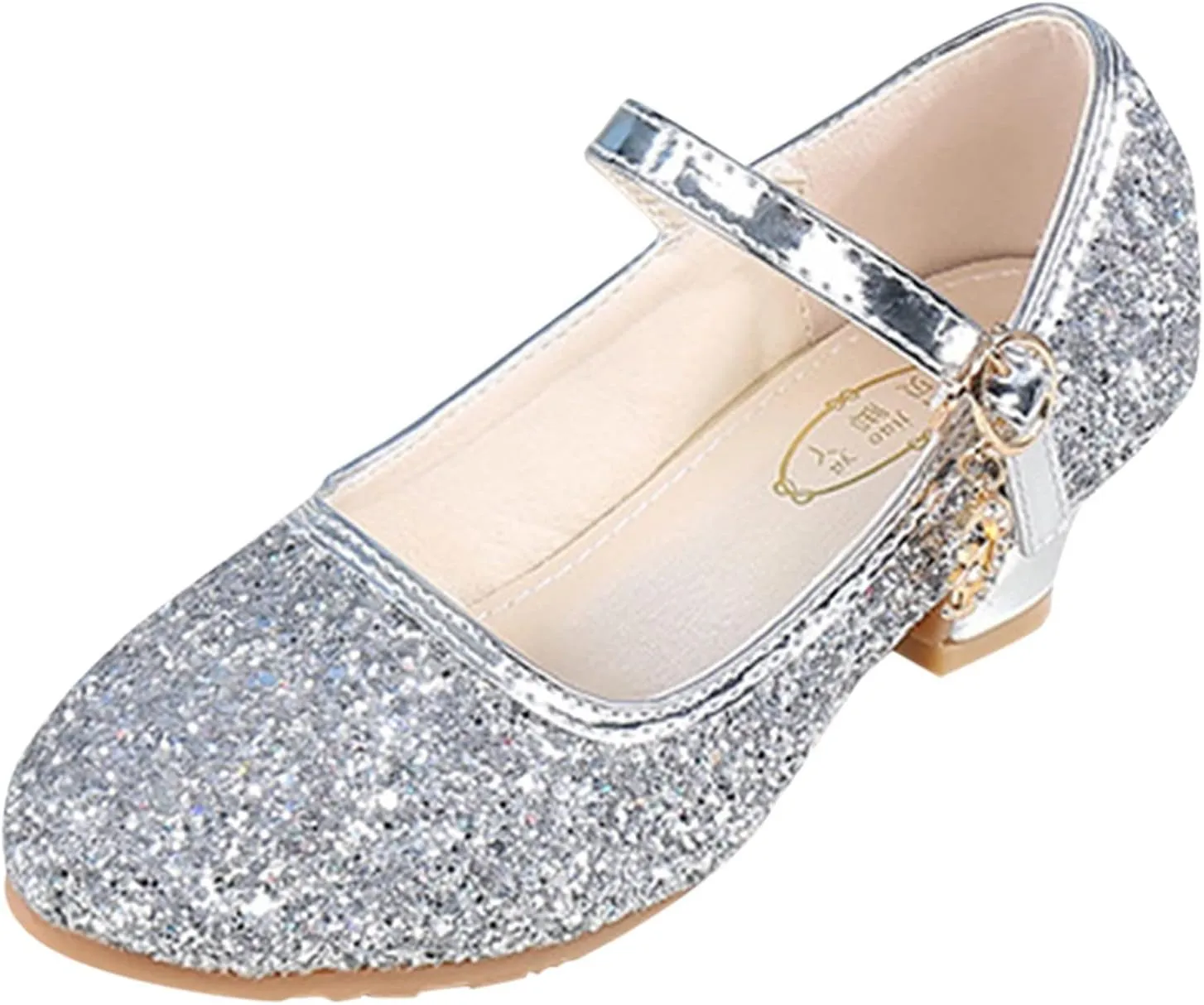 Toddler Baby Shoes Children Shoes Girls Fashion Stage High Heel Dance Performance Princess Single Open-Toe Flat Sandals